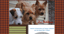 Desktop Screenshot of parson-russell-norwich-terrier.de